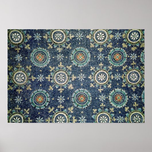 Detail van de florale decoratie uit de vault (Voorkant)