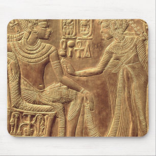 Detail van de Golden Shrine of Tutankhamun Muismat