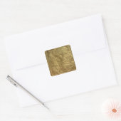 Detail van de Golden Shrine Vierkante Sticker (Envelop)