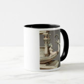 Detail van de haven van een boot met het hoofd van mok (Voorkant rechts)