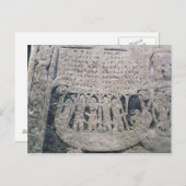 Detail van een afbeelding steen briefkaart (Voorkant / Achterkant)