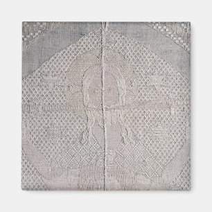 Detail van een altarcloth met Christus of Magneet