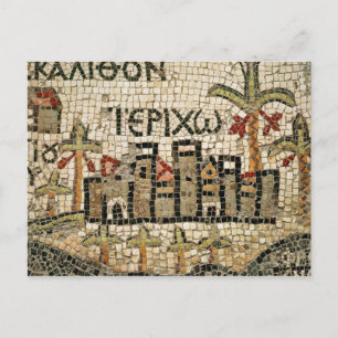 Detail van een kaart van Jericho