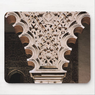 Detail van een van de polylobe-archen van muismat
