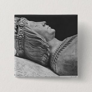 Detail van Francis II Vierkante Button 5,1 Cm