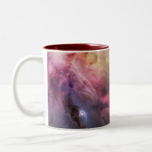 Detail van Orion Nebula Tweekleurige Koffiemok