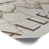 Detail van Siberië Poster (Hoek)