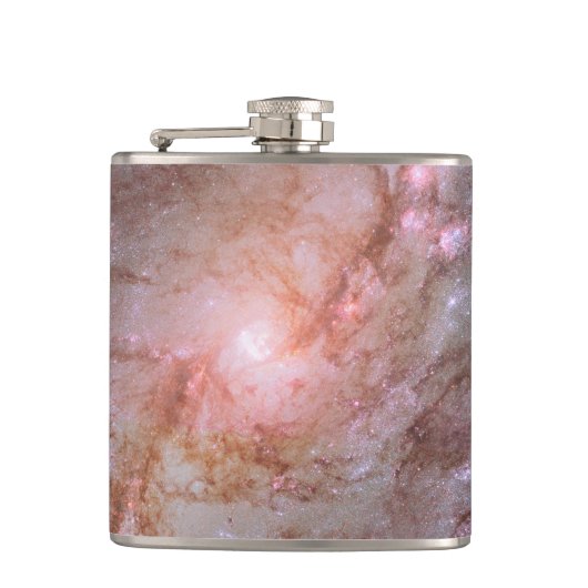 Detail van Spiral Galaxy M83 Heupfles (Voorkant)