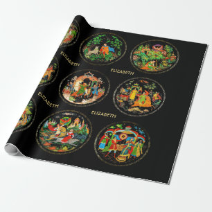  detailhandelaar Russische feiale fantasy kleurig Cadeaupapier