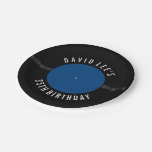 detailhandelszaak Vinyl Record — gepersonalisee Papieren Bordje