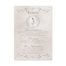 DETAILKAART | Elegant Red Rose of Beauty Wedding