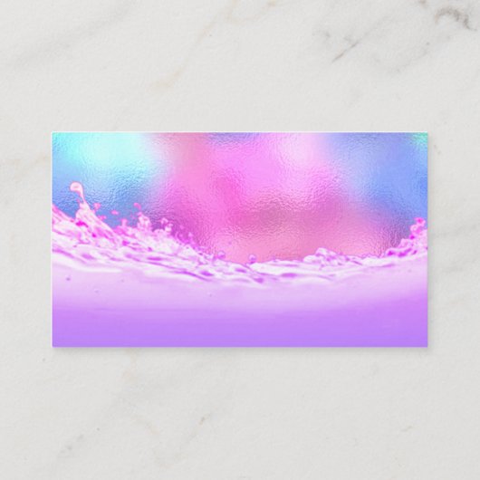 Detailkaart Website Tropic Huwelijk Roze Golven Informatiekaartje (Achterkant)