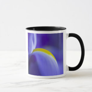 Detailopname van een Blue Flag iris. Mok