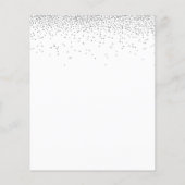 Details budgetbruiloft Silver Glitter Enclosure (Achterkant)