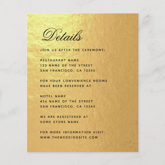 Détails Carte de boîtier du Mariage du budget de F (Devant)