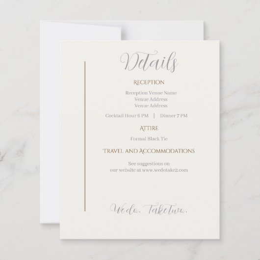 Détails Carte Nous faisons Prendre Deux Second mar (Devant)