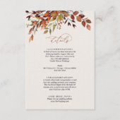 Détails de la chute Carte de boîtier Mariage Whims (Devant)