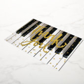 détails de la feuille réelle carte de remerciement (Rotation)