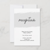 Détails de la Réception | Carte de Réponse (Devant)