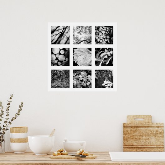 Détails de la série Nature - Affiche forestière (Cuisine)