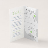 Détails de l'événement mariage plan bleu vert (Inside)