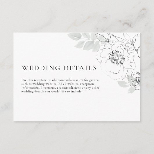 Détails de l'illustration botanique Carte de boîti (Devant)