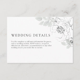 Détails de l'illustration botanique Carte de boîti