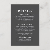 Détails de typographie élégante Carte de boîtier (Devant)