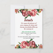Détails des Faire-part de mariage Roses Blush simp (Devant)