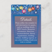 Détails du Faire-part de mariage Ombre Rainbow Lan (Devant)