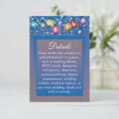 Détails du Faire-part de mariage Ombre Rainbow Lan (Debout devant)