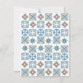 Détails du mariage Carte de boîtier Aquarelle Citr (Dos)