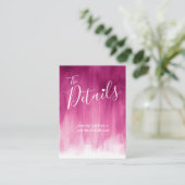 Détails du mariage carte de boîtier d'art rouge ro (Debout devant)