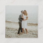 Détails du mariage Carte de boîtier QR Code avec p (Dos)