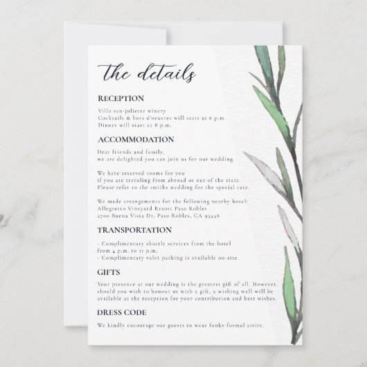 Détails du Mariage d'Athènes | invitation aérien d (Devant)