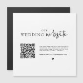 Détails du Mariage de code QR Carte de boîtier mag (Devant / Derrière)