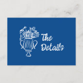 Détails du Mariage floral illustrée par un modèle  (Dos)