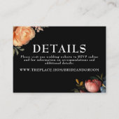 Détails du Mariage floral Petite carte de boîtier (Devant)