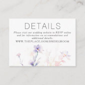 Détails du Mariage floral Petite carte de boîtier (Devant)