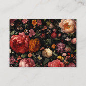 Détails du Mariage floral Petite carte de boîtier (Dos)