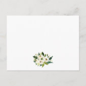 Détails du Mariage Floral Vert Insérer une carte (Dos)