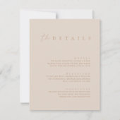 Détails du Mariage rose et bleu sur la carte de bo (Devant)