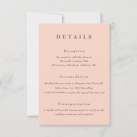 Détails du Mariage vierge Carte de boîtier de code (Devant)