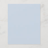 Détails du programme de mariage avec monogramme bl (Dos)