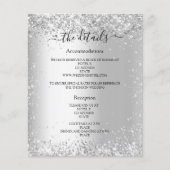 Détails du programme de mariage parties scintillan (Devant)