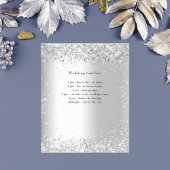 Détails du programme de mariage parties scintillan