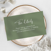 Détails du site web faire-part de mariage RSVP en 