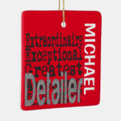 Details Extraordinaire CUSTOM Keramisch Ornament (Rechts)