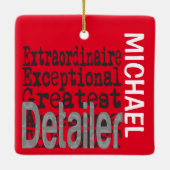 Details Extraordinaire CUSTOM Keramisch Ornament (Achterkant)