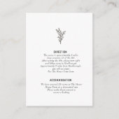 Details Feestelijke Ontvangst Bijlage Kaart (Voorkant)